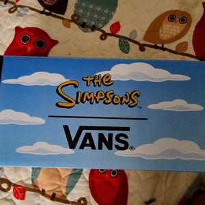 Simpsons Vans- never worn